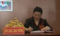 NA Vice Chairwoman Tong Thi Phong works in Bac Lieu province