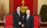 Party chief hosts outgoing Chinese ambassador