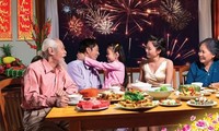 Year-end party in Vietnamese families