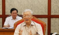 Party leader, President Nguyen Phu Trong chairs Politburo meeting
