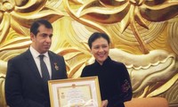 Azerbaijan ambassador honored for fostering ties