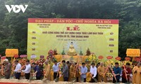 Groundbreaking for Truc Lam pagoda on Tran islet in Quang Ninh province