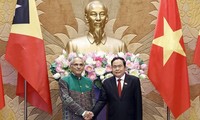 Vietnamese top legislator receives President of Timor Leste