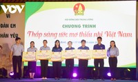 Hội đồng đội Trung ương tổ chức chương trình Thắp sáng ước mơ thiếu nhi Việt Nam