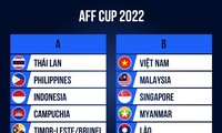 AFF Cup 2022: Việt Nam cùng bảng Malaysia, Singapore, Myanmar và Lào