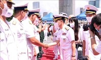 Nhóm tàu huấn luyện tuần tra trên biển của Hải quân Hàn Quốc thăm Thành phố Hồ Chí Minh