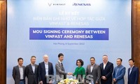 VinFast hợp tác Tập đoàn Điện tử Nhật Bản Renesas phát triển ô tô điện