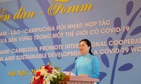 Phụ nữ Việt Nam - Lào - Campuchia hội nhập, hợp tác vì phát triển xanh và bền vững 