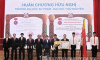 Trao Huân chương Hữu nghị của Nhà nước Lào tặng Trường Đại học Sư phạm - Đại học Thái Nguyên