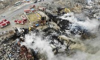 中国江苏省盐城市的一家化工厂发生爆炸，导致130多人死伤