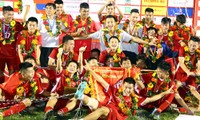 越南U19足球队1-0击败泰国U19足球队 夺得冠军