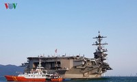 US Navy carrier strike group makes historic visit to Vietnam