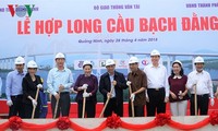 Construction of Bach Dang bridge completed
