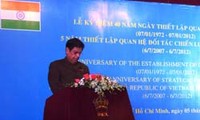 Conmemoran los 40 años de las relaciones Vietnam-India