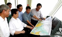 Inspeccionan proyecto de construcción del puerto internacional de Hai Phong