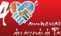 Celebración por 40 años de los Acuerdos de París en la ciudad Choisy Le Roi