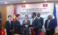 Vietnam y Haití firman acuerdo marco de cooperación comercial e inversionista 