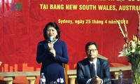 Vicepresidenta de Vietnam se reúne con compatriotas residentes en Sídney 