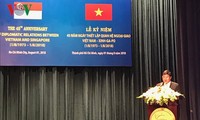 Conmemoran en Ciudad Ho Chi Minh 45 años de relaciones diplomáticas Vietnam-Singapur