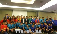 Embajada de Vietnam en Indonesia alienta el espíritu del equipo olímpico de fútbol 