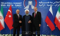 Turquía, Rusia e Irán piden una solución política al conflicto sirio