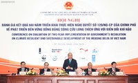 Vietnam aborda gestión de recursos hídricos, inundaciones e intrusión salina en delta del río Mekong