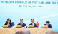 Vietnam y UE satisfechos con firma de acuerdo de libre comercio