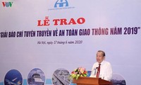 Vietnam otorga premios periodísticos sobre seguridad vial 2019