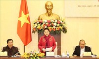 Líder parlamentaria de Vietnam preside la segunda reunión del Consejo Electoral Nacional 