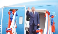 Presidente vietnamita llega a Laos para iniciar visita de Estado