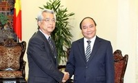 รองนายกรัฐมนตรีให้การต้อนรับรองประธานองค์การความร่วมมือระหว่างประเทศของญี่ปุ่น
