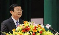 ประธานประเทศTrương Tấn Sang จะเดินทางไปเยือนประเทศบรูไนและพม่า