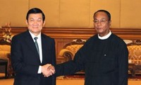 ประธานประเทศเวียดนามTrương Tấn Sang เสร็จสิ้นการเยือนพม่า