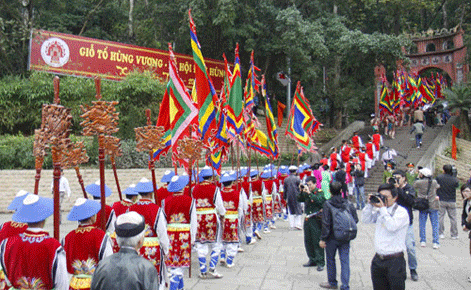 ความเชื่อสักการะบูชากษัตริย์Hùng Vươngได้รับการรับรองเป็นมรดกวัฒนธรรมนามธรรมจากองค์การ UNESCO