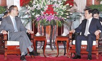 ประธานประเทศ Trương Tấn Sang ให้การต้อนรับตัวแทนการค้าสหรัฐ
