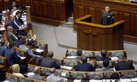 รัฐสภายูเครนอนุมัติกฎหมายเกี่ยวกับมาตรการคว่ำบาตรรัสเซีย