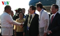 ประธานประเทศ เจืองเติ๊นซาง เดินทางไปเข้าร่วมการประชุมสุดยอดเอเปกครั้งที่ 23 ณ กรุงมะนิลา