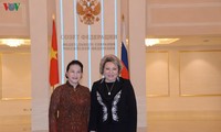 ประธานสภาแห่งชาติ เจรจากับประธานวุฒิสภารัสเซีย Valentina Matvienko