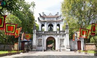 เขตโบราณสถานในกรุงฮานอยในวันที่เปิดให้เข้าชมอีกครั้งหลังการระบาดของโควิด-19