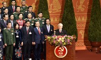 ประชาชนทั่วประเทศแสดงความยินดีต่อผลสำเร็จของการประชุมสมัชชาใหญ่พรรคคอมมิวนิสต์เวียดนามสมัยที่ 13