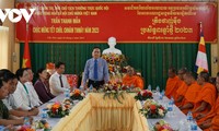 รองประธานสภาแห่งชาติอวยพรปีใหม่ Chol Chnam Thmay  ณ นครเกิ่นเทอ