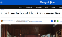 สื่อไทยรายงานการเยือนประเทศไทยของประธานสภาแห่งชาติ เวืองดิ่งเหวะ