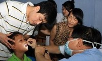 Poor people in central provinces receive free health check