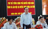 Vize-Premierminister Nhan tagt mit Behörden der Provinz Cao Bang
