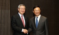 Eröffnung des Außenministertreffens von China, Japan und Südkorea 