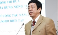 VOV-Intendant Nguyen Dang Tien besucht den Ort des evakuierten VOV-Sitzes