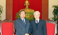KPV-Generalsekretär Trong empfängt laotische hochrangige Delegation
