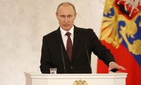 Russlands Präsident hielt Ansprache über Aufnahme der Krim