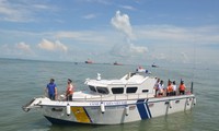 Das ganze Land schützt mit Seepolizei und Fischereischutzkräfte Vietnams die Insel-und Meereshoheit