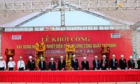 Vizepremierminister Hoang Trung Hai zu Gast beim Spatenstich des Wärmekraftwerks Thang Long